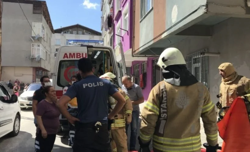 Ataşehir'de apartman dairesi alevler içinde kaldı