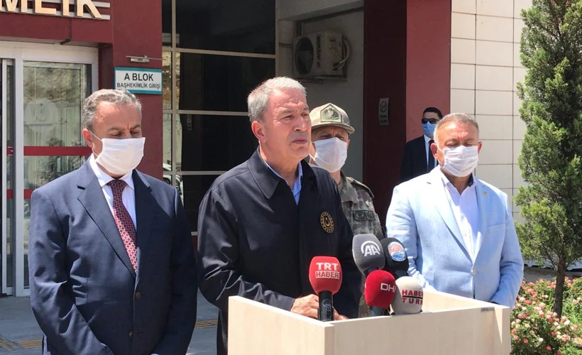 Bakan Akar Mersin'deki kazanın sebebini açıkladı