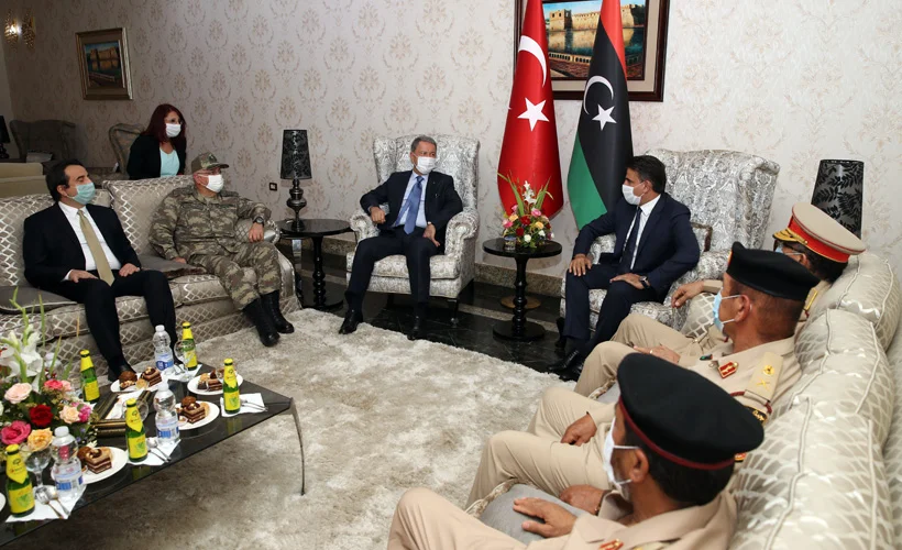Bakan Akar ve Genelkurmay Başkanı Güler Libya'da