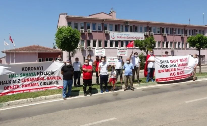 Bursa'da halı saha işletmecileri isyanda
