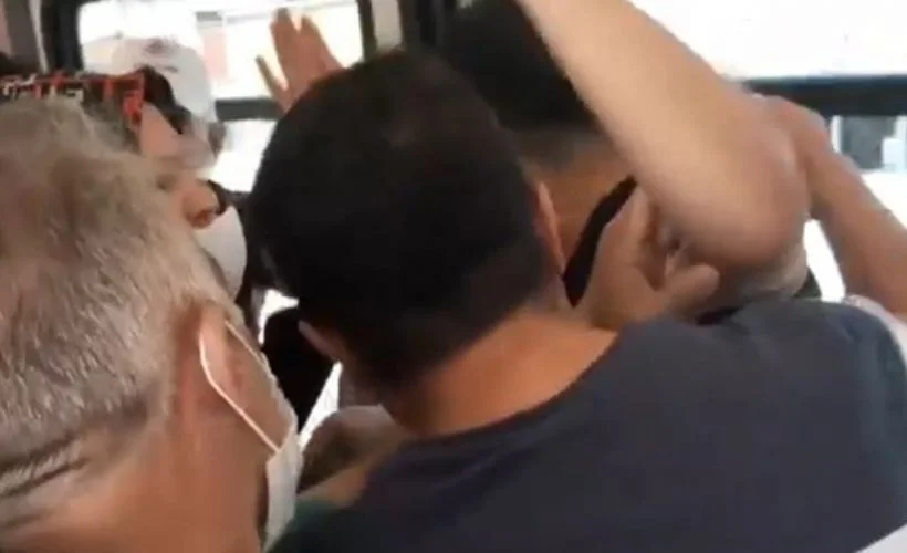 Bursa metrosunda gergin anlar