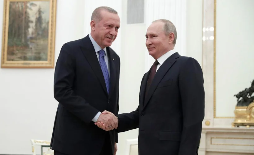 Erdoğan ve Putin'den ''Libya ve Suriye'' görüşmesi