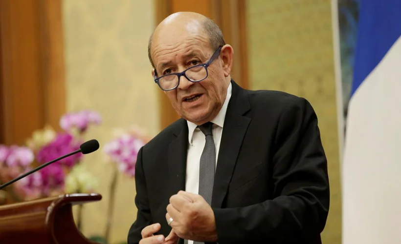 Fransa Dışişleri Bakanı Le Drian, Serrac'la görüştü