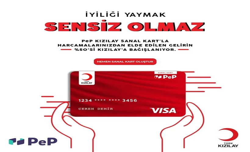 Kızılay'ın iyiliği büyütme çalışmaları online alışverişlere taşındı