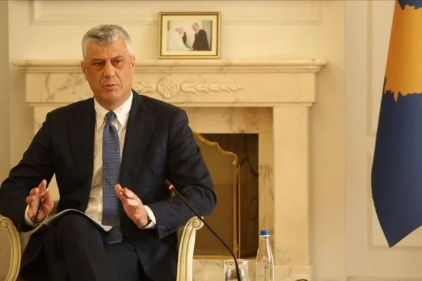 Kosova Cumhurbaşkanı Thaçi'den Priştine Merkez Camisi'ne destek mesajı