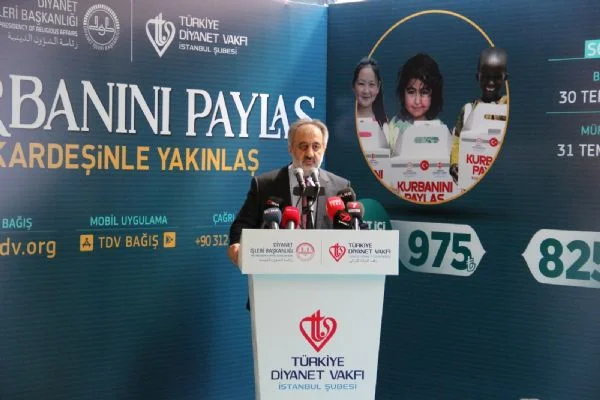 "Kurbanını paylaş, kardeşinle yakınlaş"
