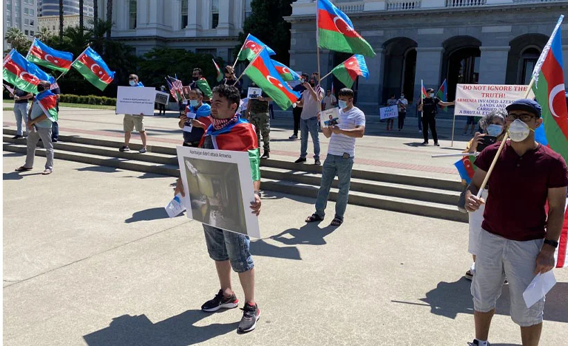 Los Angeles'ta Ermeniler ve Azeriler arasında arbede