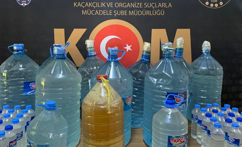 Malatya'da 208 litre sahte içki ele geçirildi