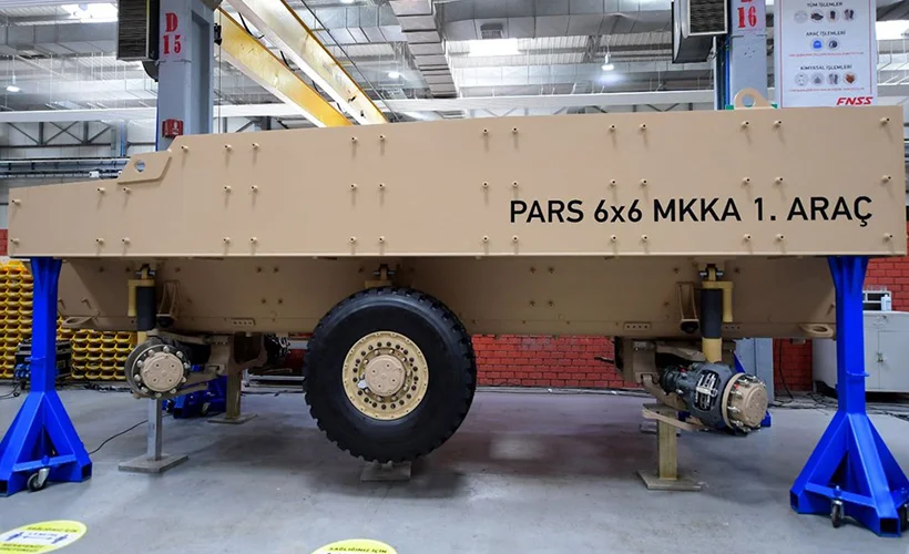 Mayına karşı korumalı Pars'ın yeni modelinin ilk montajı yapıldı