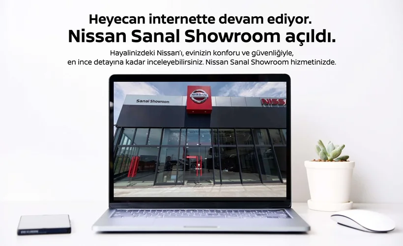 NISSAN modelleri sanal showroom ile Online'da