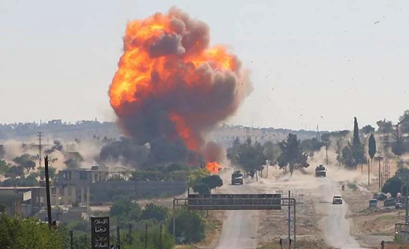 Rus güçlerine ait askeri araca bombalı saldırı