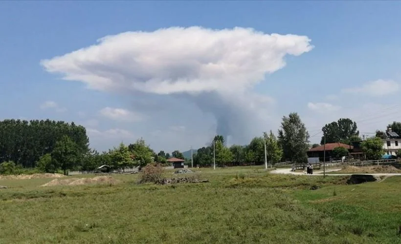 Sakarya'da havai fişek fabrikasında patlama