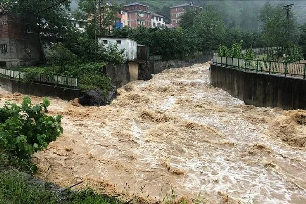 Trabzon'da şiddetli yağış heyelan ve taşkınlara yol açtı