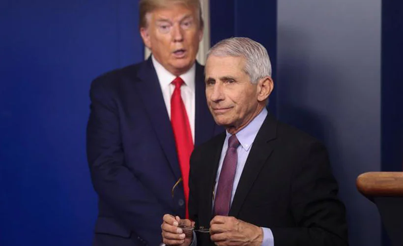 Trump, Fauci'yi kızağa çekti