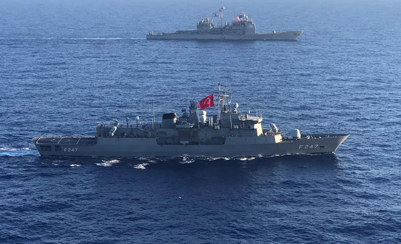 Türk ve ABD gemilerinden Akdeniz'de ortak eğitim