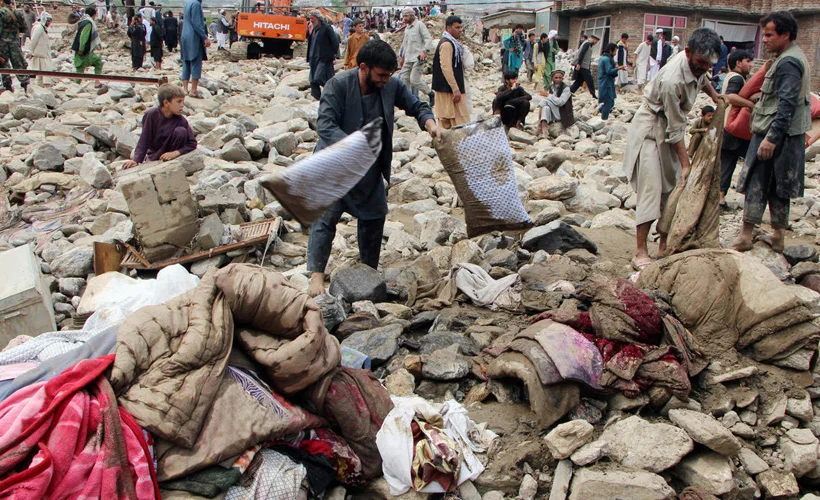 Afganistan'daki sel felaketinde bilanço 100'e yükseldi