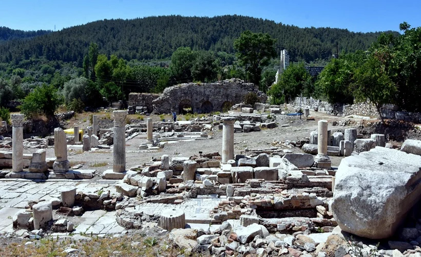 Antik kentte 'taş restorasyonu'