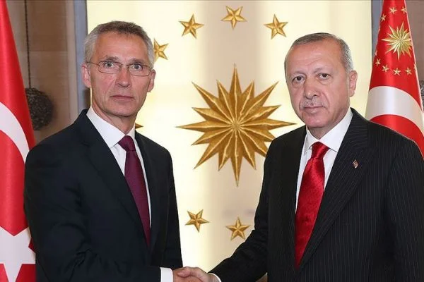 Cumhurbaşkanı Erdoğan, Stoltenberg ile Doğu Akdeniz'i görüştü