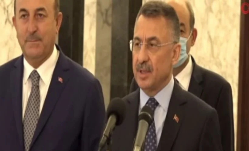 Cumhurbaşkanı Yardımcısı Oktay: Mersin Limanı'mızın Lübnan'ın hizmetinde olacağını ifade ettik