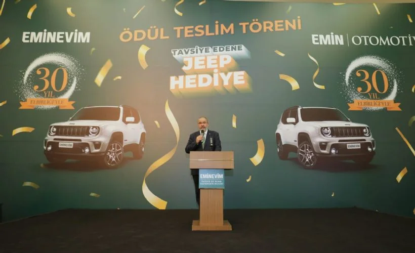 Eminevim'in jeep ödülü sahibini buldu