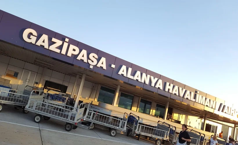 Gazipaşa-Alanya'da dış hat uçuşları başladı