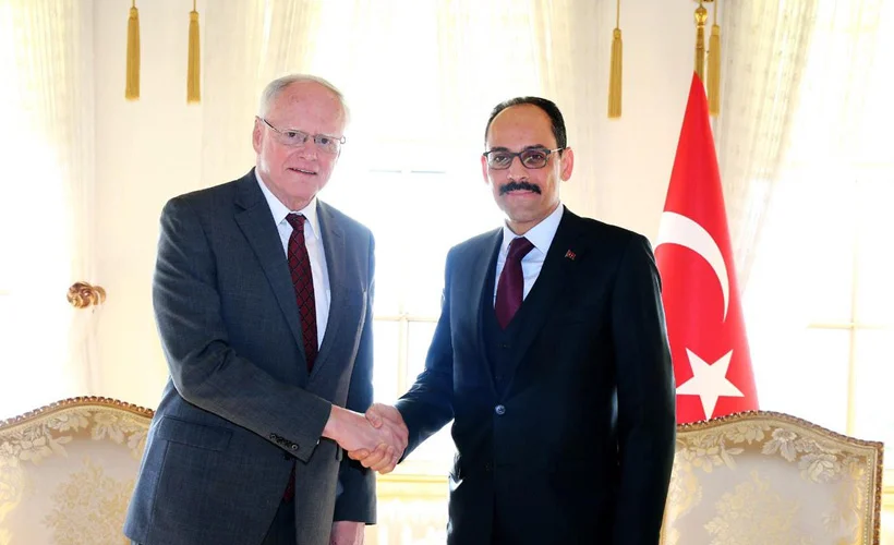 Kalın, ABD'nin Suriye Özel Temsilcisi Jeffrey ile görüştü