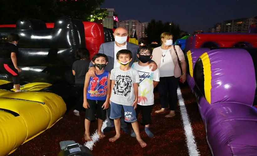 Keçiören'e Survivor alanı kuruldu