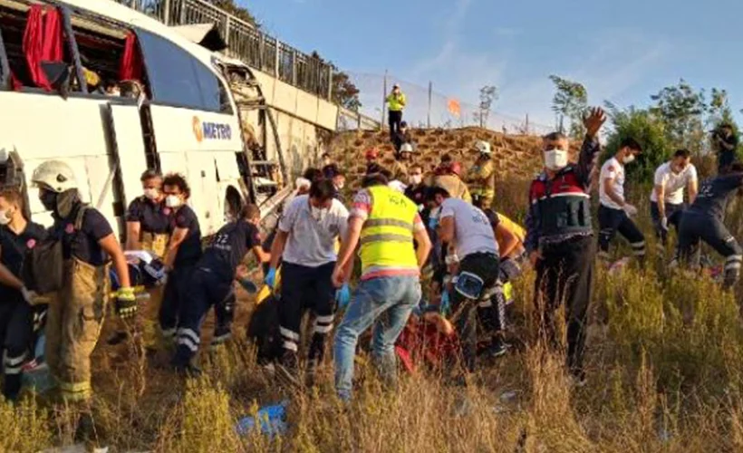 Kuzey Marmara Otoyolu'nda otobüs kazası: 5 ölü