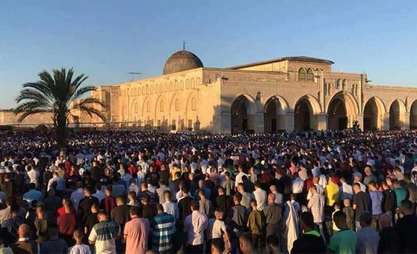 Mescid-i Aksa'da Filistinlilere 'Harem-i Şerif'e sık gelin' çağrısı