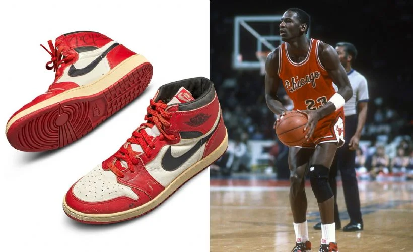 Michael Jordan'ın NBA'deki ilk sezonunda Chicago Bulls formasıyla giydiği ayakkabılar 615 bin dolara satıldı