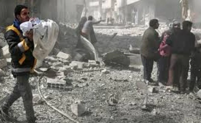 Şam'da 1400'ün üzerinde kişinin öldürüldüğü Doğu Guta kimyasal silah katliamının 7. yılı