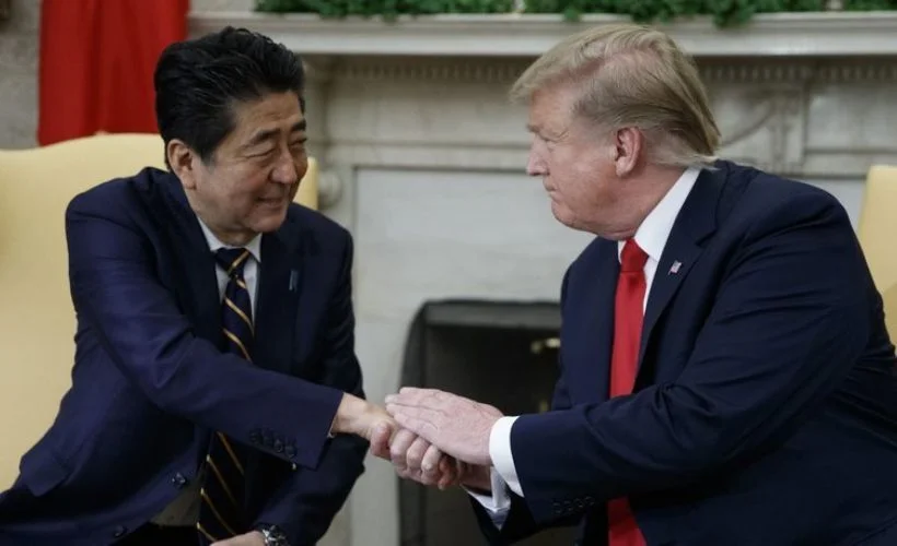 Trump istifa eden Japonya Başbakanı Abe için: Japonya'nın en iyi başbakanı!