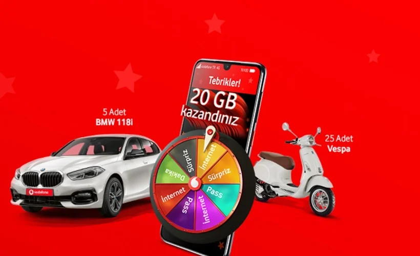 Vodafone 'Hediye Çarkı' yoğun ilgi gördü