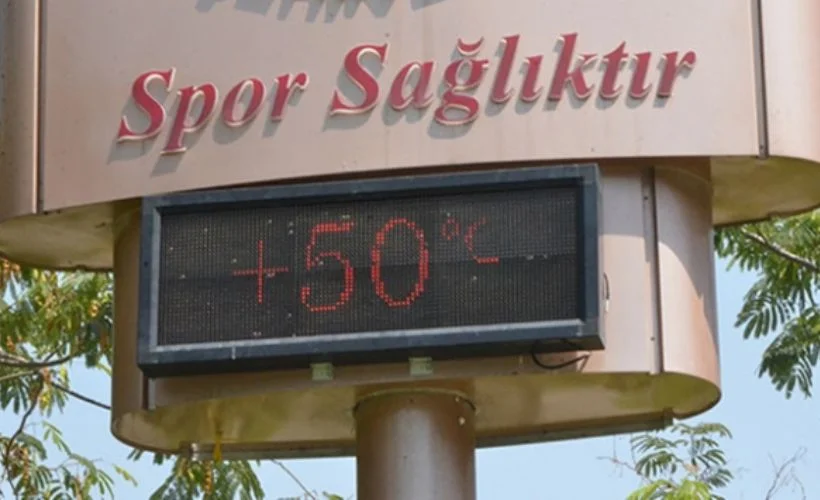 Adana'da hava sıcaklığında 26 yıllık rekor kırıldı