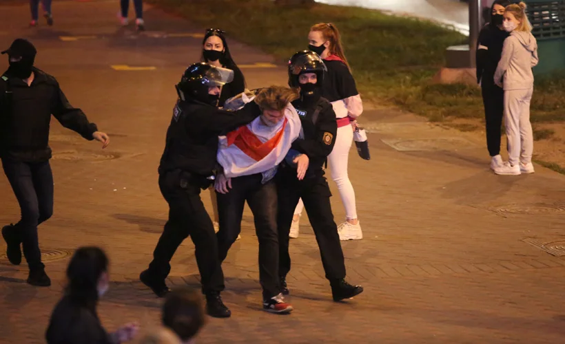Belarus'taki protestolarda 364 kişi gözaltına alındı