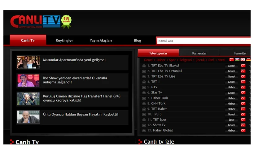 Canlı tv izlemek için en ideal program hangisi?