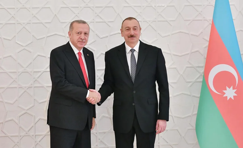 Cumhurbaşkanı Erdoğan, Azerbaycan lideri Aliyev ile görüştü