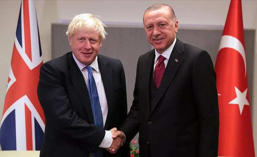 Cumhurbaşkanı Erdoğan, İngiltere Başbakanı Johnson ile görüştü