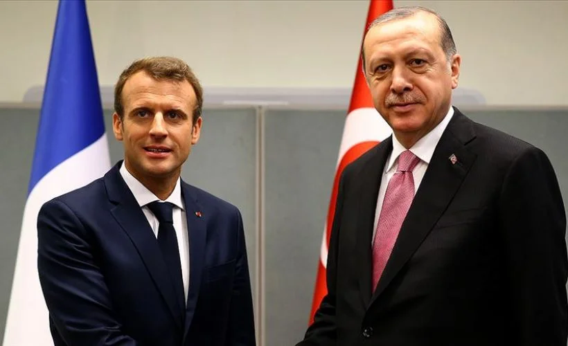 Cumhurbaşkanı Erdoğan Macron ile görüştü