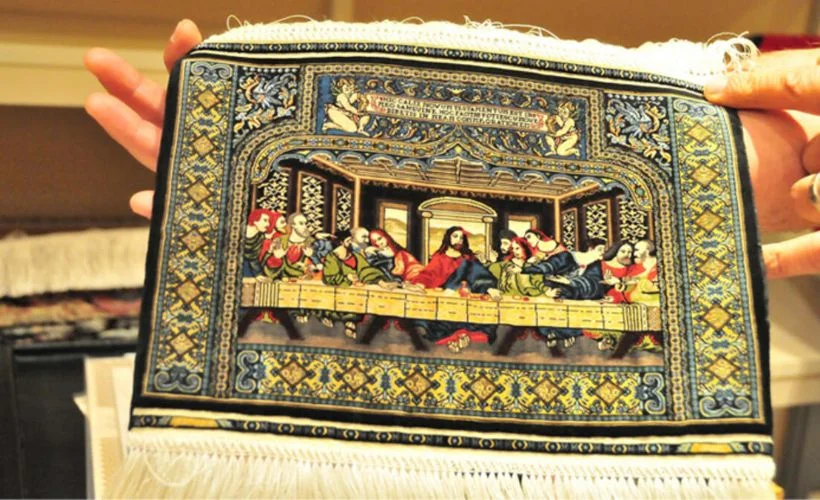 Da Vinci'nin ipek halıdaki 'Son Akşam Yemeği' satışta