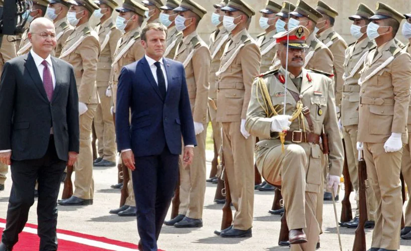 Macron, Bağdat ziyaretinde de Türkiye'yi suçladı