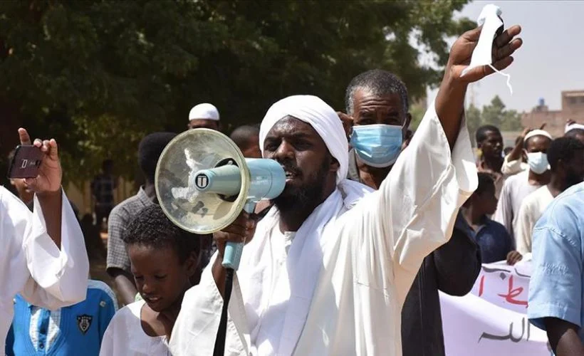Sudan'da İsrail ile normalleşme protesto edildi