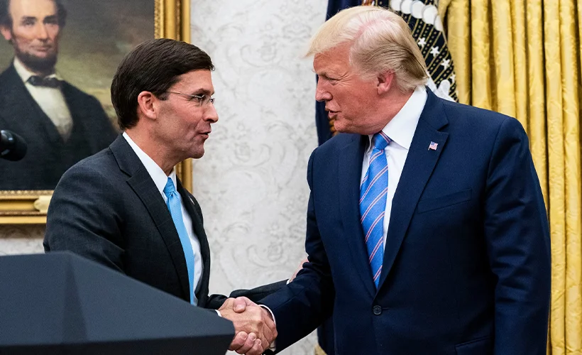 "Trump, Esper'i kovmayı planlıyor"