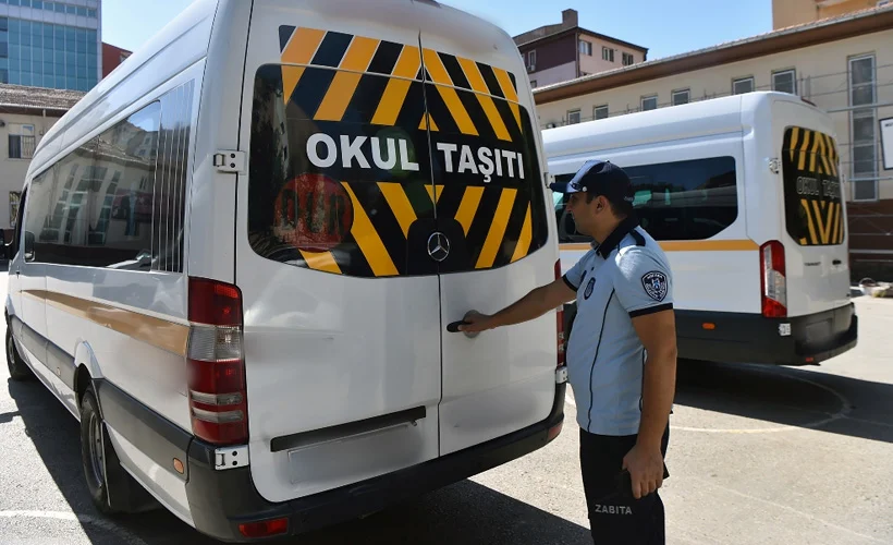 159 okul servis aracı trafikten menedildi