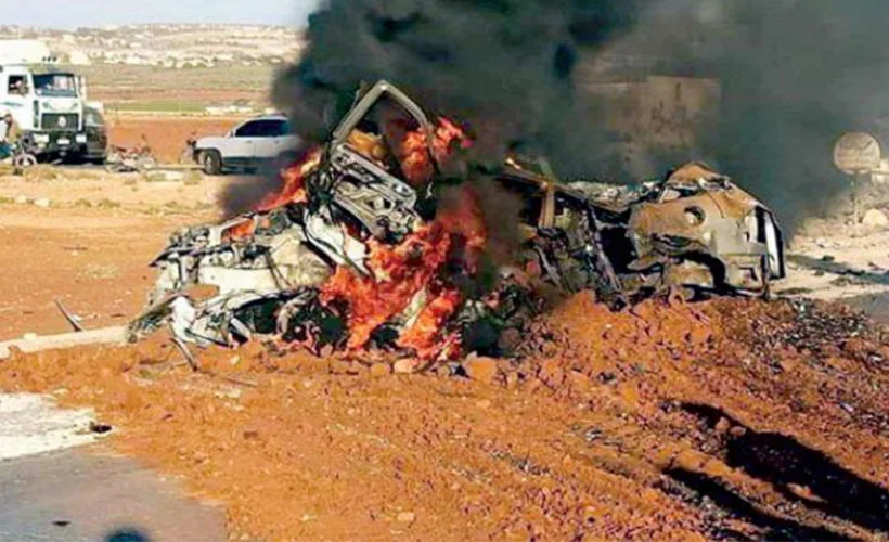 ABD'den, Suriye'nin kuzeybatısına hava saldırısı