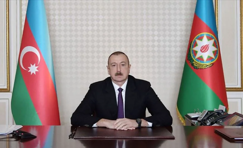 Aliyev: Madagiz'de Azerbaycan bayrağı dikildi