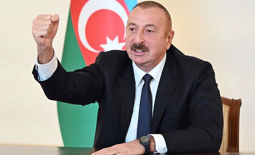 Aliyev: Yenilmez dedikleri Ermenistan ordusunu önümüzde diz çöktürdük