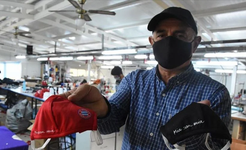 Alman devinin lisanslı taraftar maskeleri 'kömür kent'ten