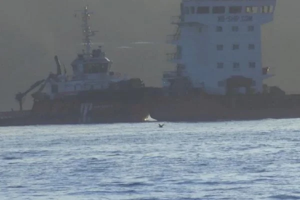 Boğaz'da panik anları! Arızalanan gemi sürüklendi
