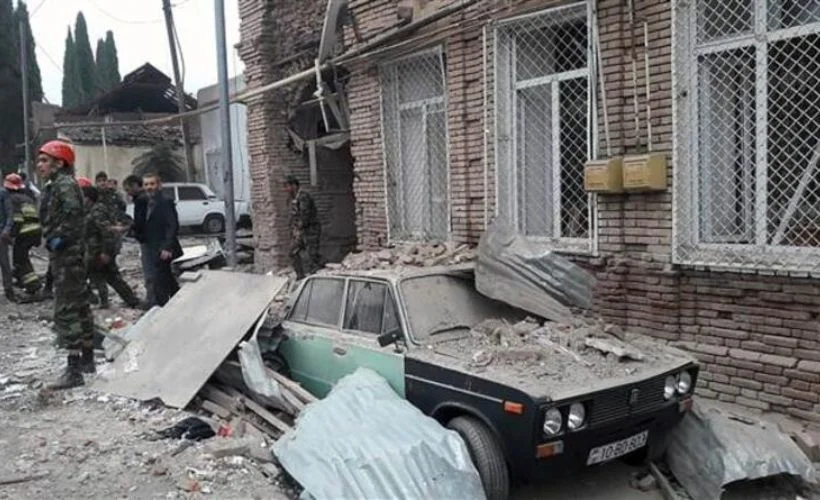 Bombalanan Gence'de halkın mesajı: Korkmuyoruz